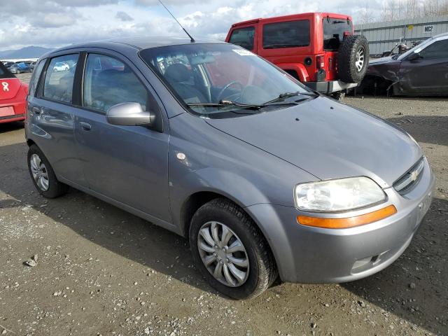KL1TD66688B077089 - 2008 CHEVROLET AVEO BASE GRAY photo 4