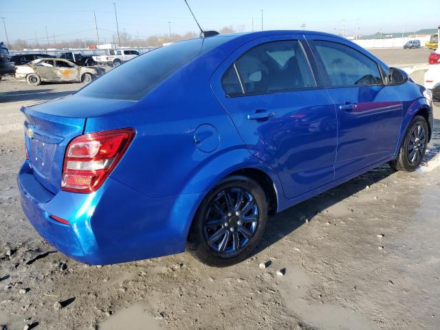 1G1JB5SH9J4119845 - 2018 CHEVROLET SONIC LS BLUE photo 3