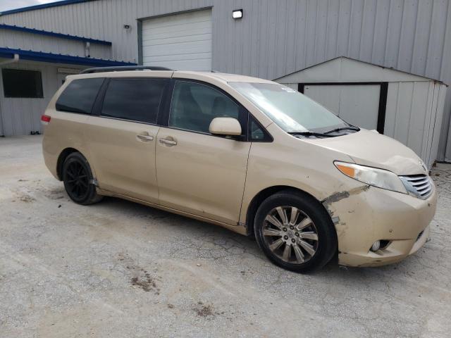 5TDYK3DC7BS143997 - 2011 TOYOTA SIENNA XLE GOLD photo 4