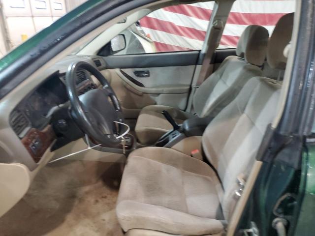 4S3BH665817615718 - 2001 SUBARU LEGACY OUTBACK GREEN photo 7