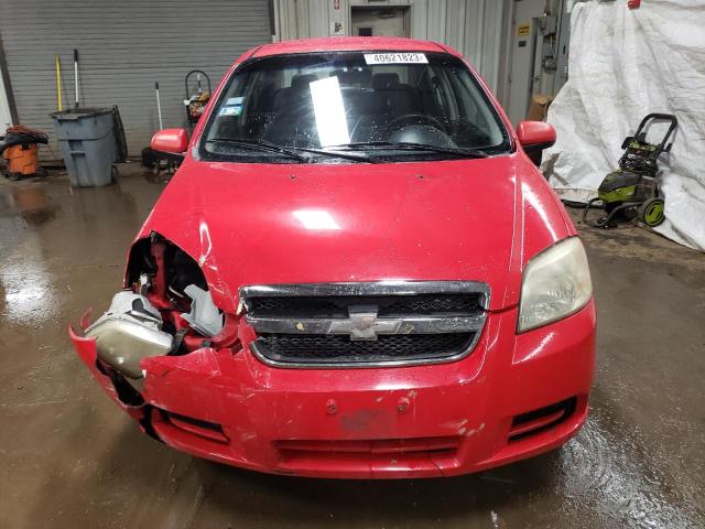 KL1TD56637B054649 - 2007 CHEVROLET AVEO BASE Qırmızı foto 5