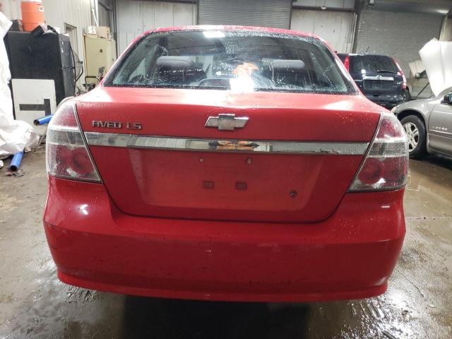 KL1TD56637B054649 - 2007 CHEVROLET AVEO BASE Qırmızı foto 6