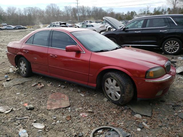 1LNHM86S54Y681323 - 2004 LINCOLN LS 红色 照片 4