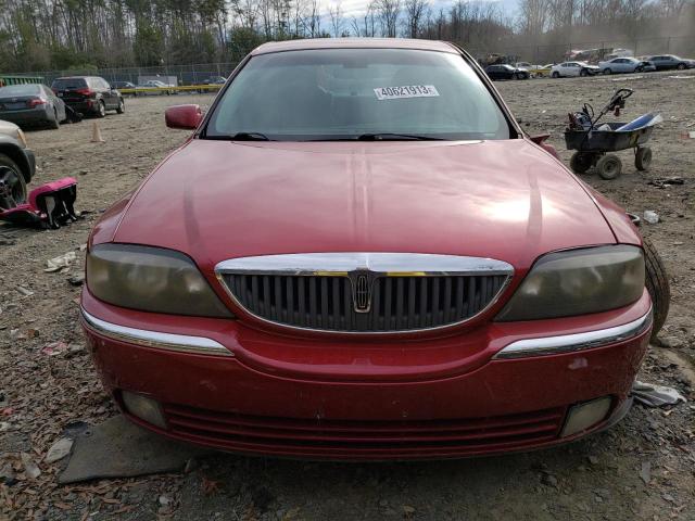 1LNHM86S54Y681323 - 2004 LINCOLN LS 红色 照片 5