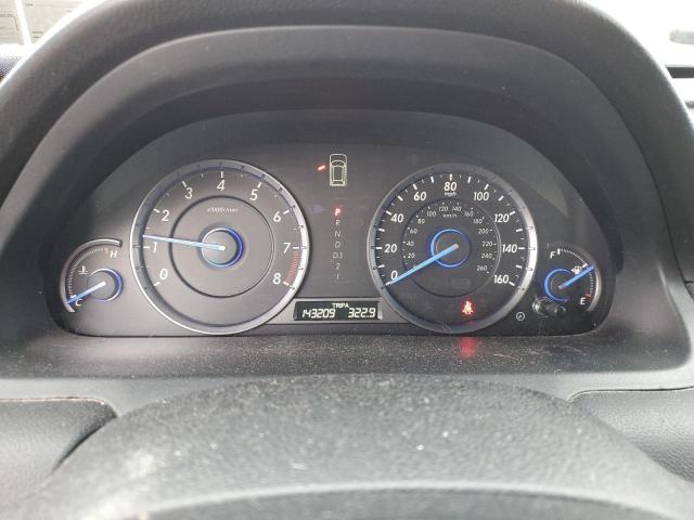 5J6TF3H57CL007053 - 2012 HONDA CROSSTOUR EXL ნაცრისფერი ფოტო 9