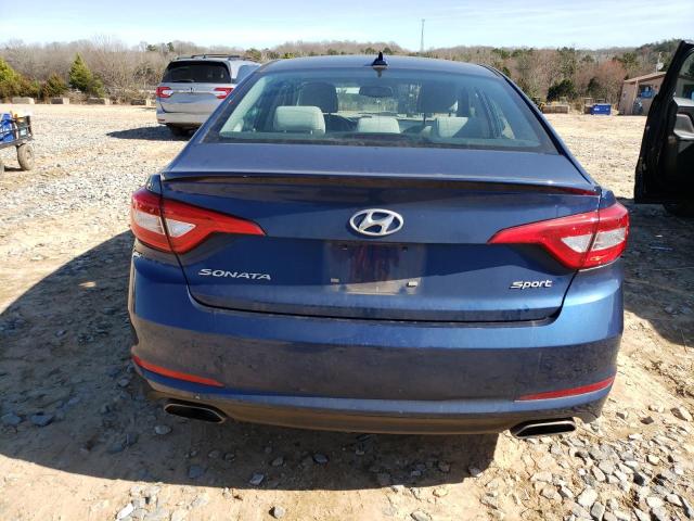 5NPE34AF1HH542245 - 2017 HYUNDAI SONATA SPORT BLUE photo 6