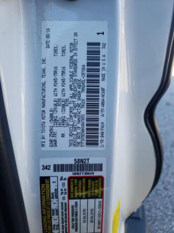 5TFSX5EN0HX047893 - 2017 TOYOTA TACOMA ACCESS CAB თეთრი ფოტო 12