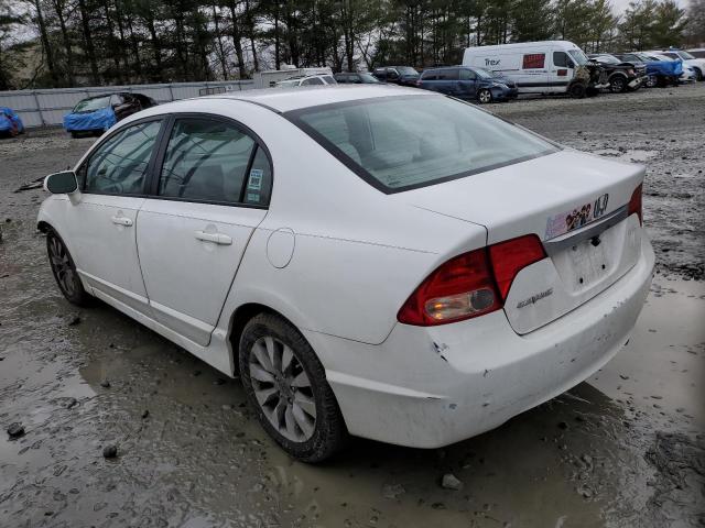 2HGFA16819H536248 - 2009 HONDA CIVIC EX WHITE photo 2