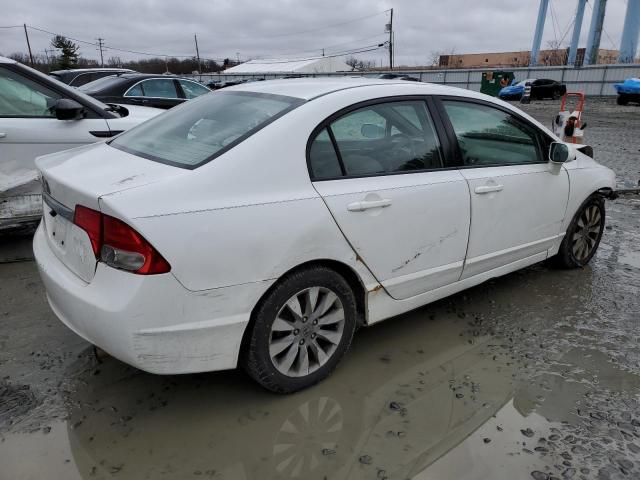 2HGFA16819H536248 - 2009 HONDA CIVIC EX WHITE photo 3