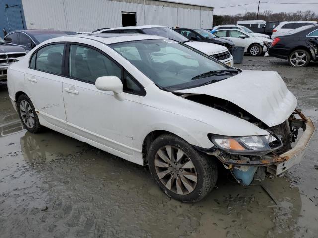 2HGFA16819H536248 - 2009 HONDA CIVIC EX WHITE photo 4