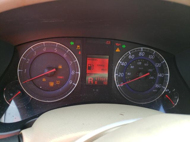 JNKAJ09E08M306358 - 2008 INFINITI EX35 BASE ნაცრისფერი ფოტო 9