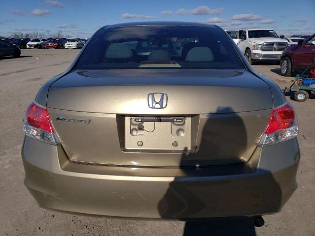 1HGCP26399A189181 - 2009 HONDA ACCORD LX BEIGE photo 6