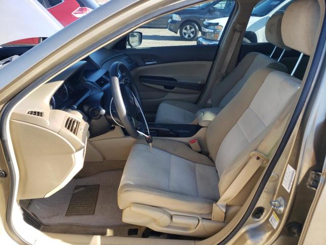 1HGCP26399A189181 - 2009 HONDA ACCORD LX BEIGE photo 7