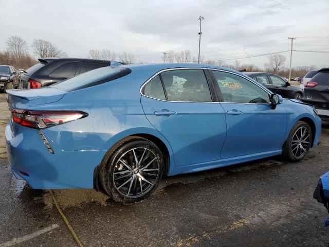 4T1T11AKXPU076971 - 2023 TOYOTA CAMRY SE NIGHT SHADE BLUE photo 3