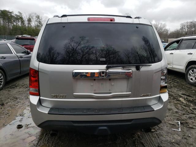 5FNYF4H56DB005509 - 2013 HONDA PILOT EXL SILVER photo 6