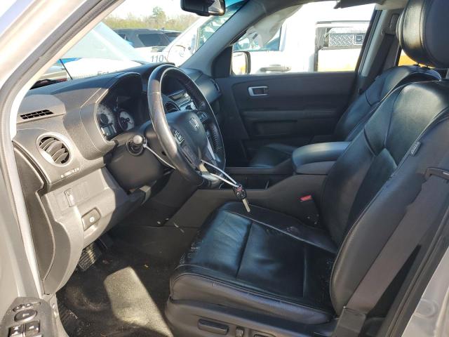 5FNYF4H56DB005509 - 2013 HONDA PILOT EXL SILVER photo 7