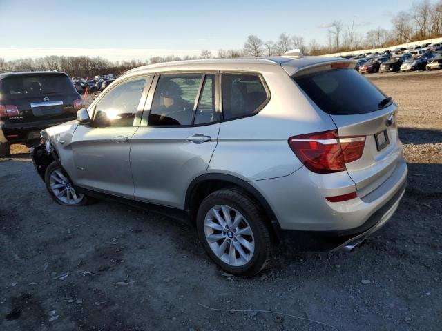 5UXWX9C56H0T08124 - 2017 BMW X3 XDRIVE28I SILVER photo 2