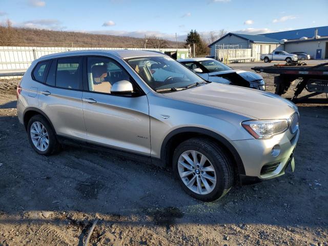 5UXWX9C56H0T08124 - 2017 BMW X3 XDRIVE28I SILVER photo 4