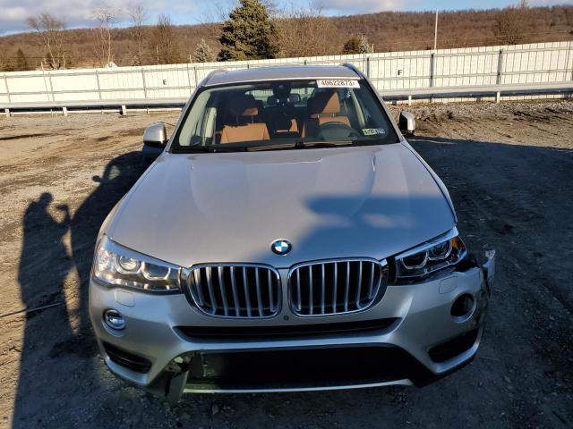 5UXWX9C56H0T08124 - 2017 BMW X3 XDRIVE28I SILVER photo 5