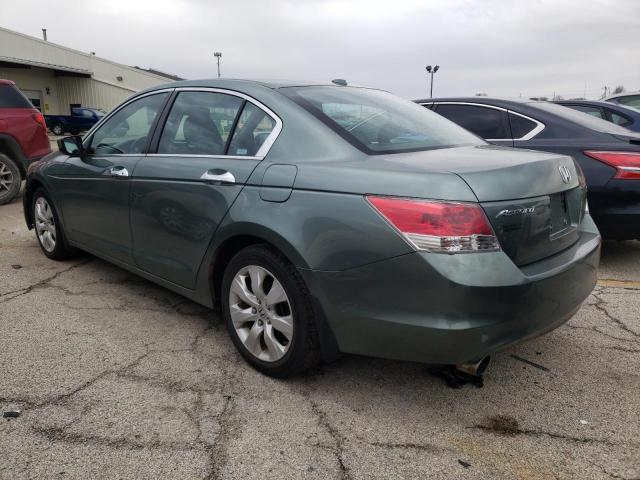 1HGCP36848A023599 - 2008 HONDA ACCORD EXL GREEN photo 2