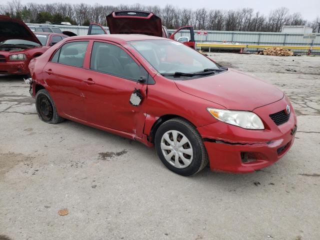 JTDBL40E59J010534 - 2009 TOYOTA COROLLA BASE RED photo 4