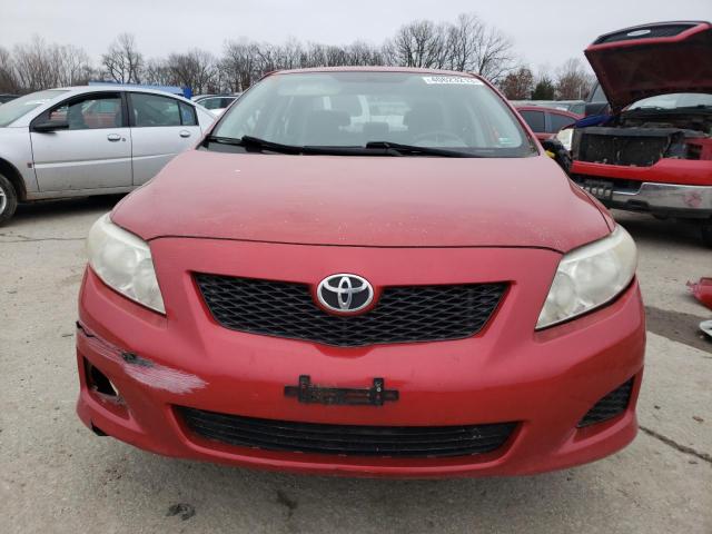 JTDBL40E59J010534 - 2009 TOYOTA COROLLA BASE RED photo 5