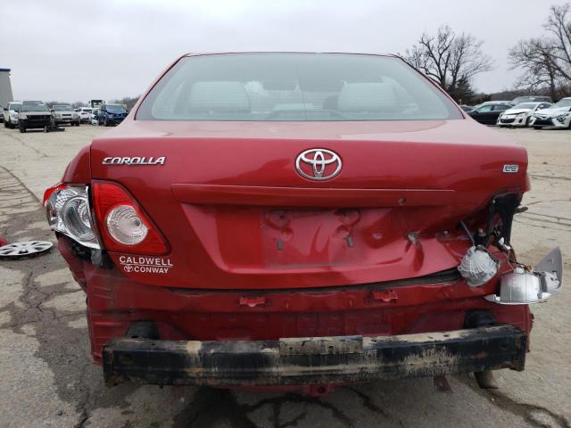 JTDBL40E59J010534 - 2009 TOYOTA COROLLA BASE RED photo 6