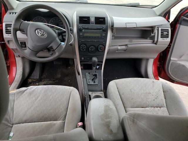 JTDBL40E59J010534 - 2009 TOYOTA COROLLA BASE RED photo 8