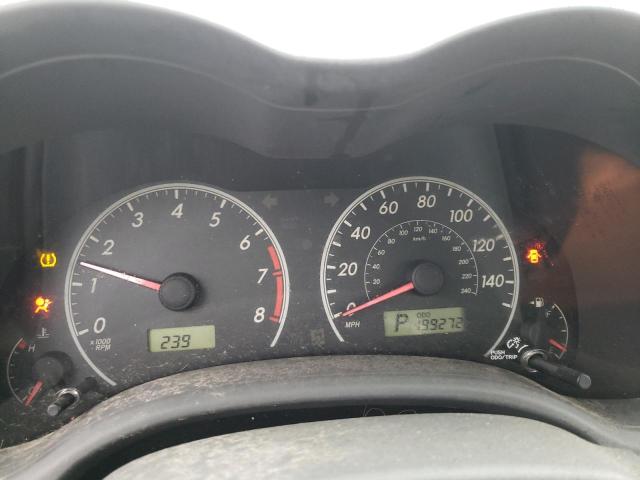 JTDBL40E59J010534 - 2009 TOYOTA COROLLA BASE RED photo 9