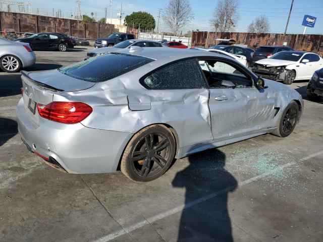 WBA3N7C50EF718423 - 2014 BMW 428 I SILVER photo 3