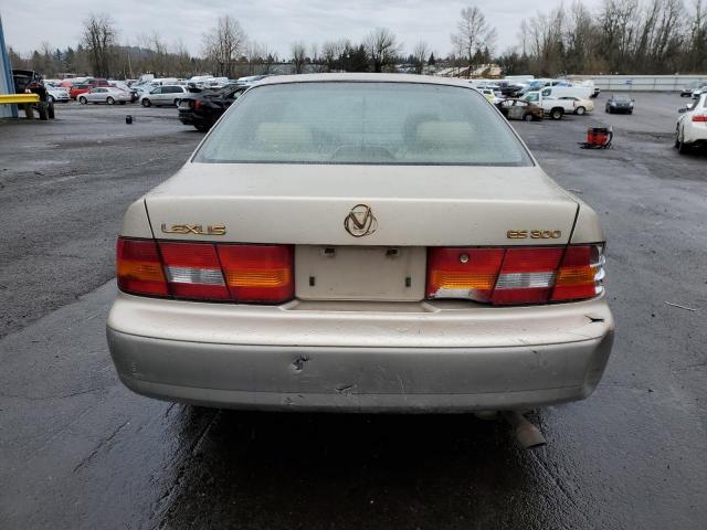 JT8BF22G6V0029845 - 1997 LEXUS ES 300 TAN photo 6