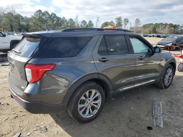 1FMSK8DH8LGB48244 - 2020 FORD EXPLORER XLT GRAY photo 3