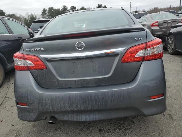 3N1AB7AP0FY257857 - 2015 NISSAN SENTRA S GRAY photo 6