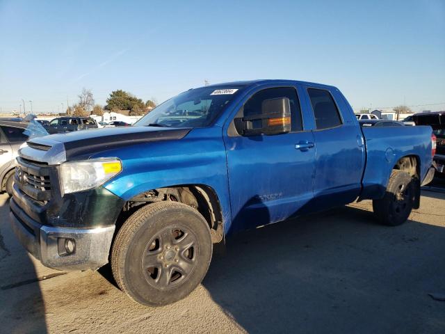 5TFUM5F17FX059310 - 2015 TOYOTA TUNDRA DOUBLE CAB SR/SR5 BLUE photo 1