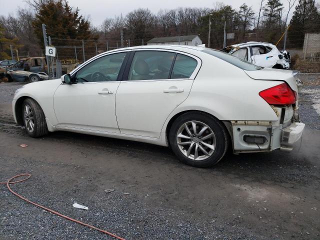 JNKCV61E39M013289 - 2009 INFINITI G37 BASE WHITE photo 2