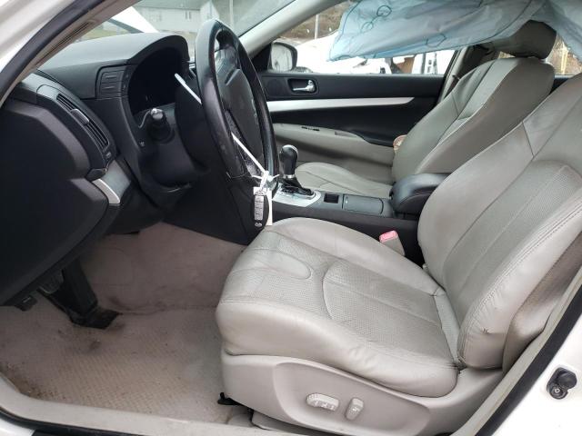 JNKCV61E39M013289 - 2009 INFINITI G37 BASE WHITE photo 7