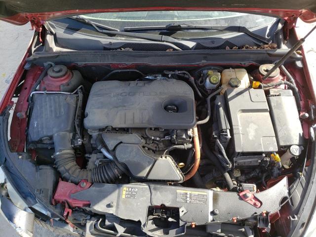 1G11D5SRXDF132681 - 2013 CHEVROLET MALIBU 1LT წითელი ფოტო 11