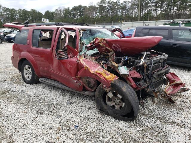 5N1AR18W16C626118 - 2006 NISSAN PATHFINDER LE მუქწითელი ფოტო 4