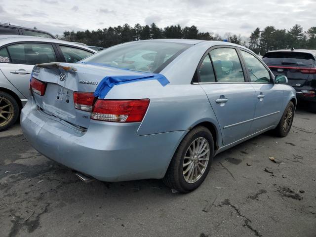 5NPEU46F56H068822 - 2006 HYUNDAI SONATA GLS BLUE photo 3