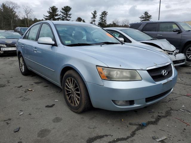 5NPEU46F56H068822 - 2006 HYUNDAI SONATA GLS BLUE photo 4