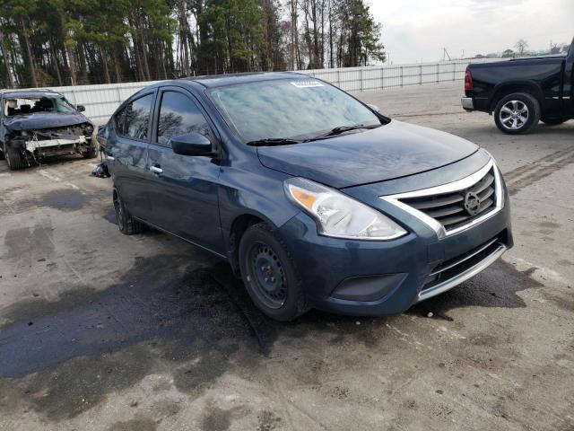 3N1CN7APXHL864431 - 2017 NISSAN VERSA S BLUE photo 4