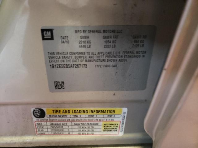 1G1ZE5EB5AF267173 - 2010 CHEVROLET MALIBU LTZ ბეჟი ფოტო 13
