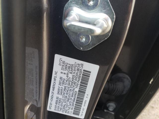 19UUB5F69MA009625 - 2021 ACURA TLX ADVANCE GRAY photo 12