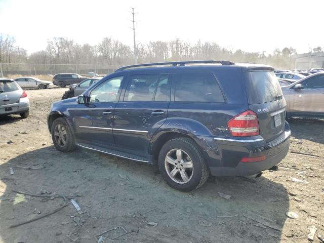 4JGBF71E57A287443 - 2007 MERCEDES-BENZ GL 450 4MATIC BLUE photo 2