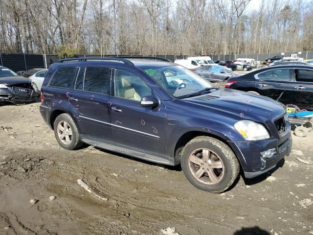 4JGBF71E57A287443 - 2007 MERCEDES-BENZ GL 450 4MATIC BLUE photo 4