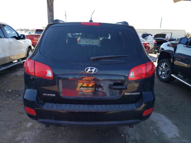 5NMSG13D59H332893 - 2009 HYUNDAI SANTA FE GLS BLACK photo 6