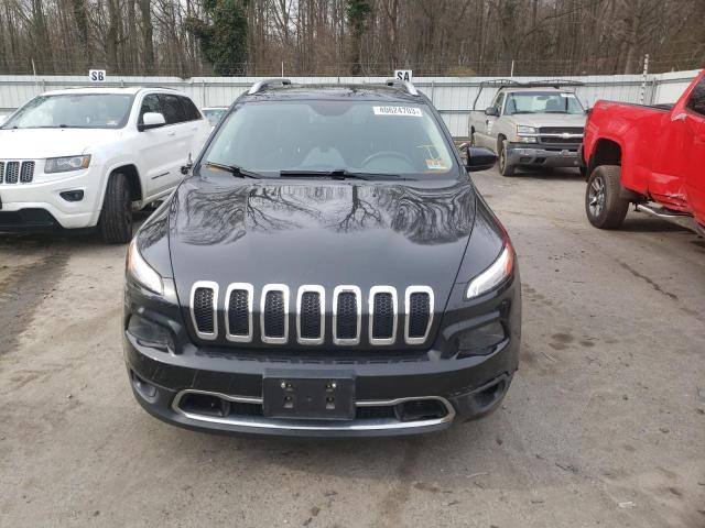 1C4PJMDS4FW692901 - 2015 JEEP CHEROKEE LIMITED BLACK photo 5