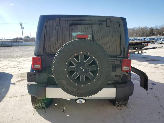 1C4BJWEG6CL103635 - 2012 JEEP WRANGLER U SAHARA BLACK photo 6