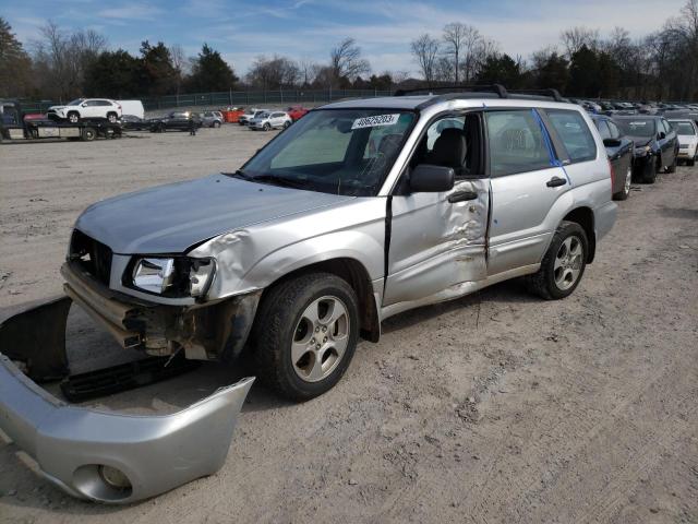 JF1SG65653H721138 - 2003 SUBARU FORESTER 2.5XS SILVER photo 1