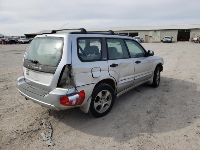 JF1SG65653H721138 - 2003 SUBARU FORESTER 2.5XS SILVER photo 3